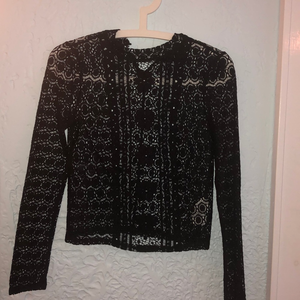 Black Lace Top